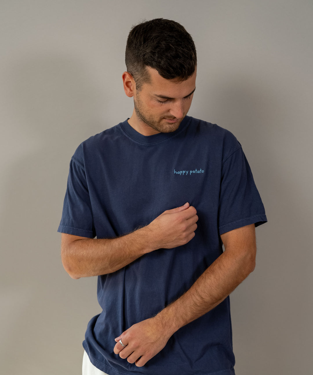 Logo T-Shirt Washed Navy