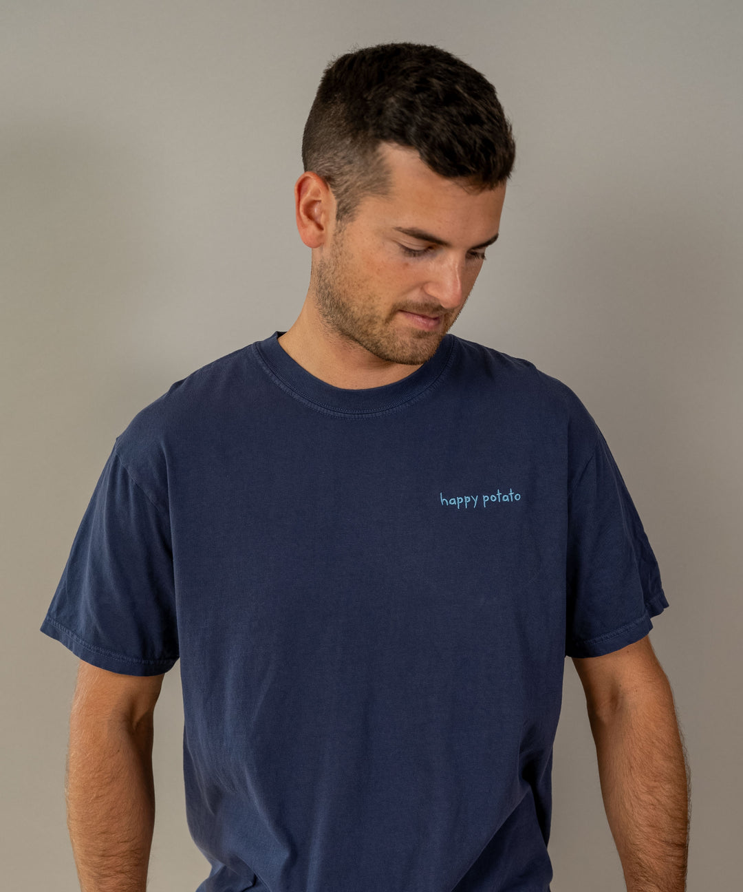 Logo T-Shirt Washed Navy