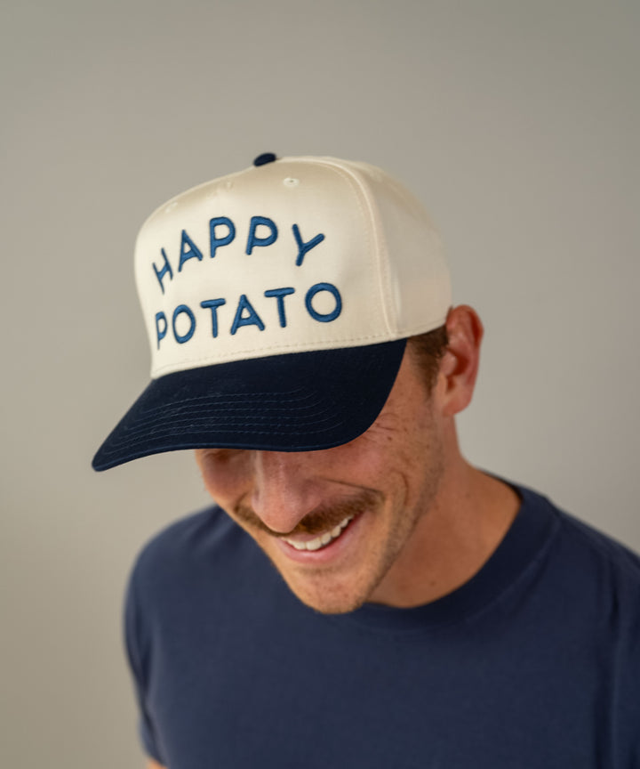 Market Hat Navy / Cream