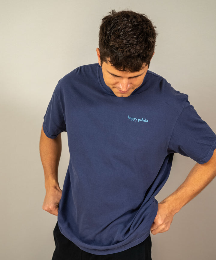 Logo T-Shirt Washed Navy