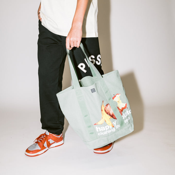 Green Tote Bag Model